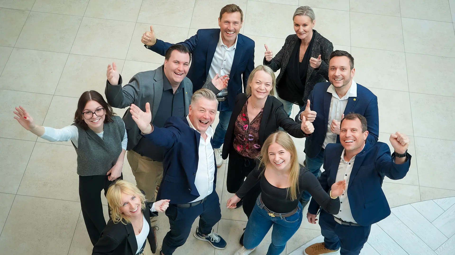 Das yelloSOUNDS-Team am Audiocampus in Linz