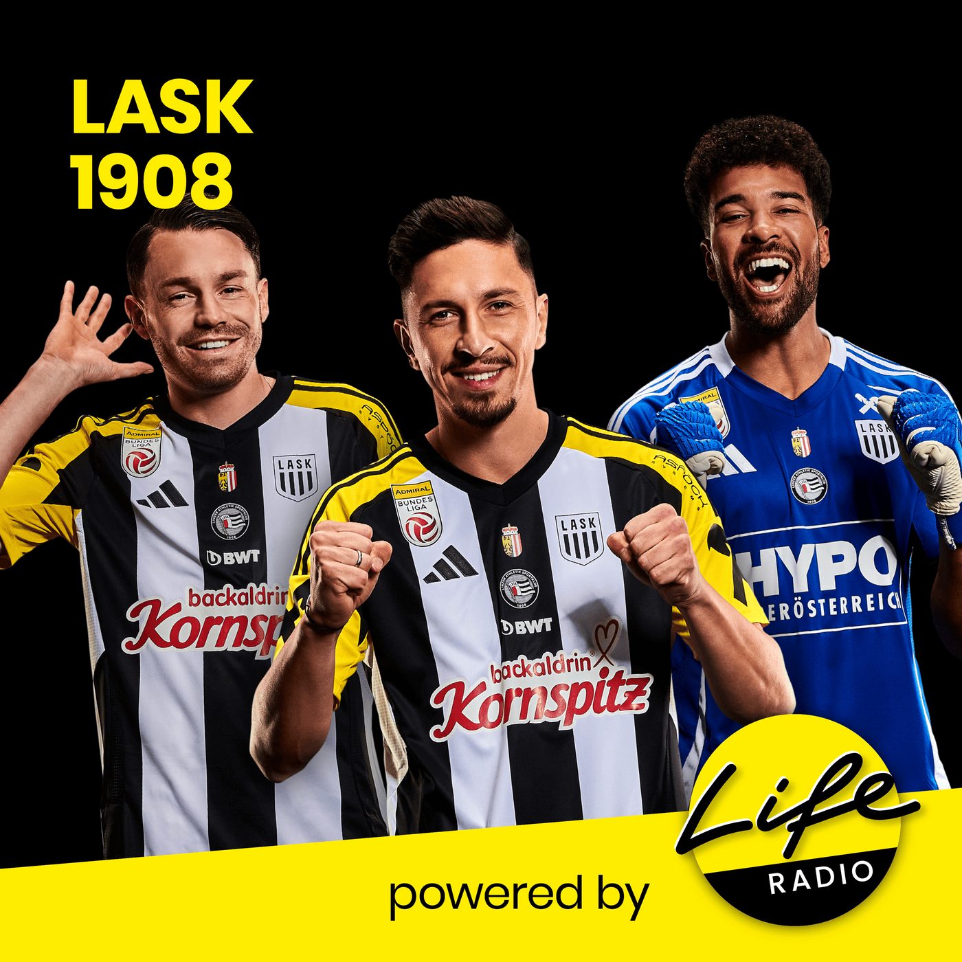 Cover des Podcasts 1908 – der Life Radio LASK-Podcast